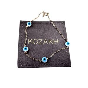 Anthropologie‎ Kozakh Ojitos spirit eye bracelet gold one size